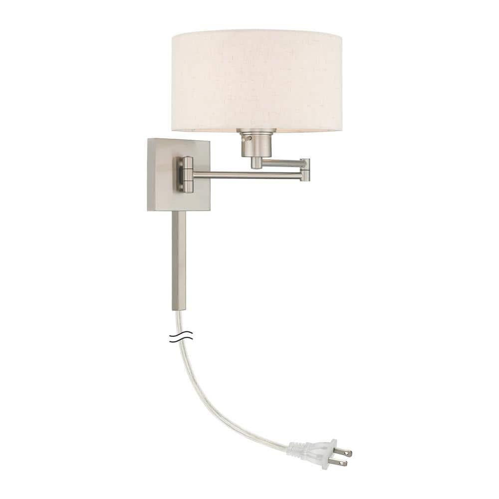 Livex Lighting 1 - Light Wall Light in  Brushed Nickel