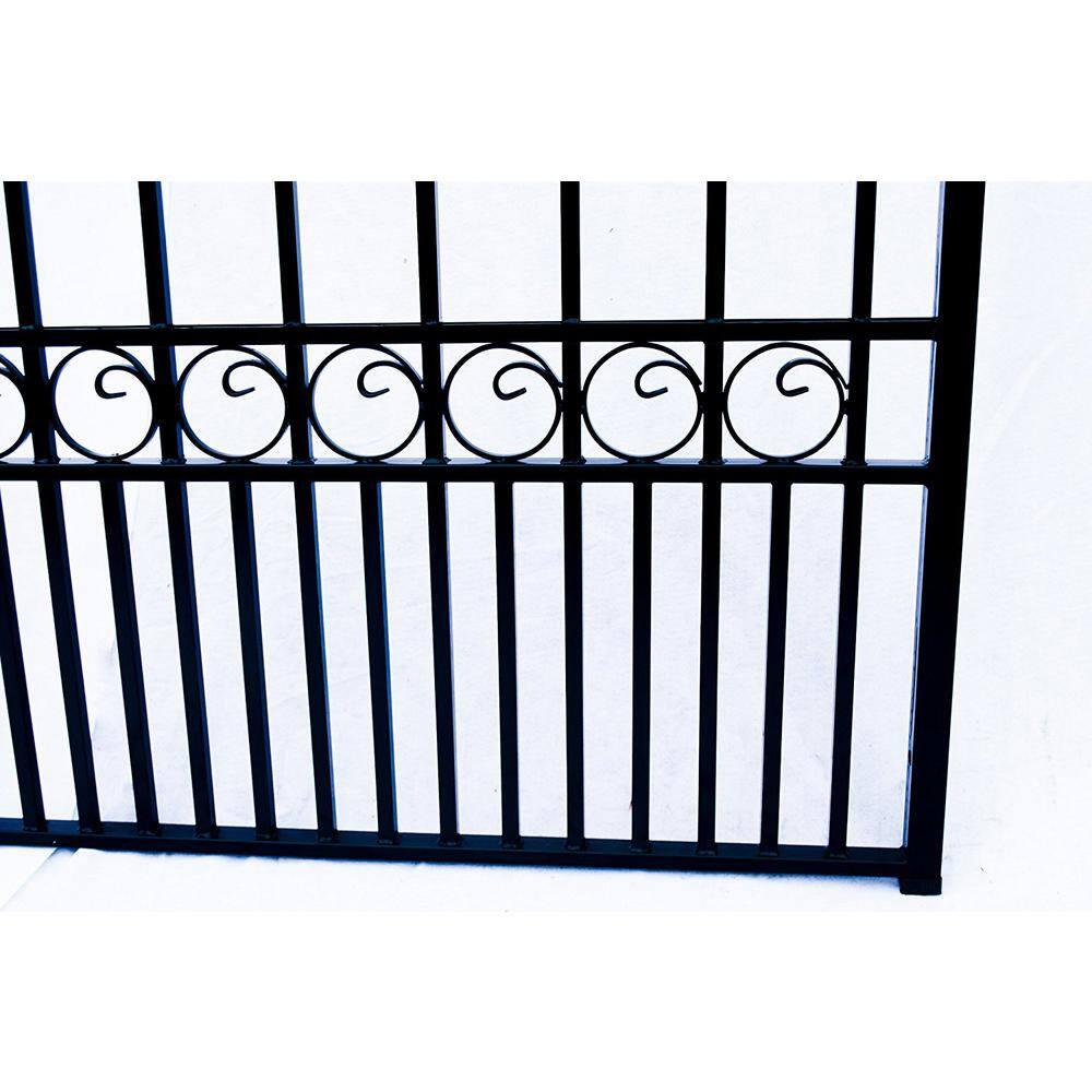 ALEKO Steel Single Swing Driveway Gate - LONDON Style