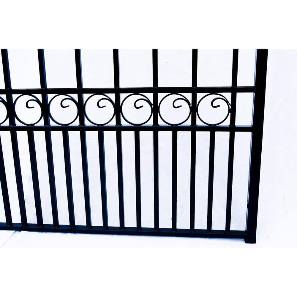 ALEKO Steel Single Swing Driveway Gate - LONDON Style