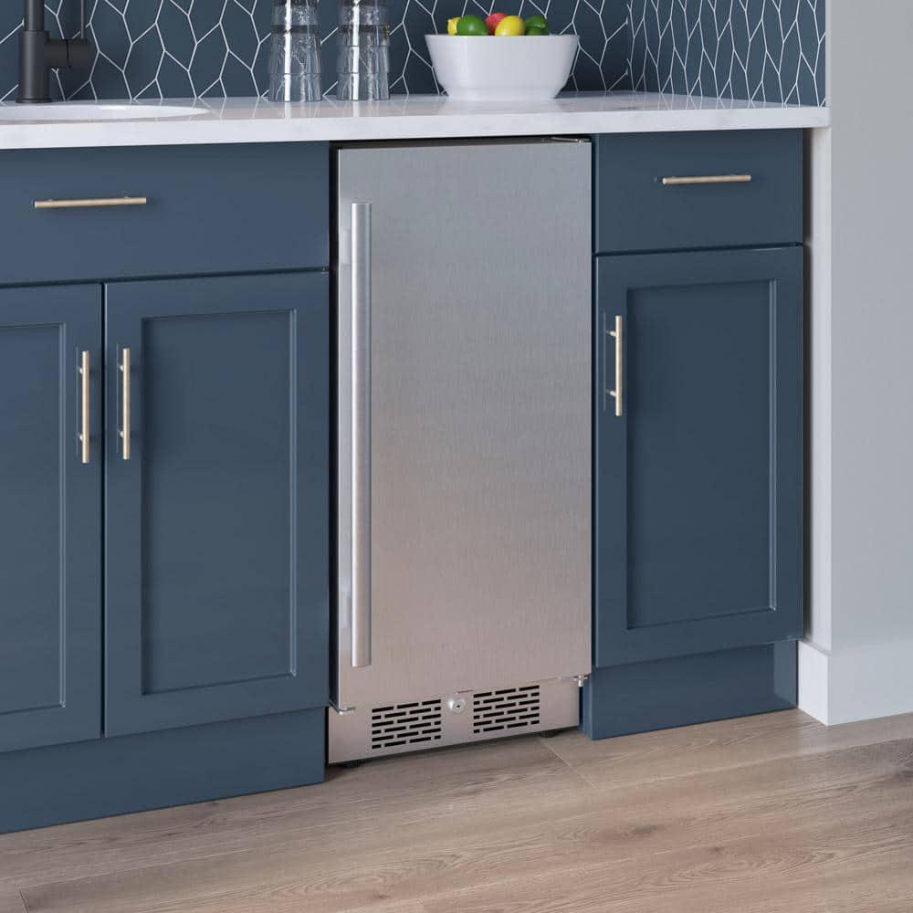 Avallon Afr152rh 15" Wide 3.3 Cu. Ft. Compact Refrigerator - Stainless Steel