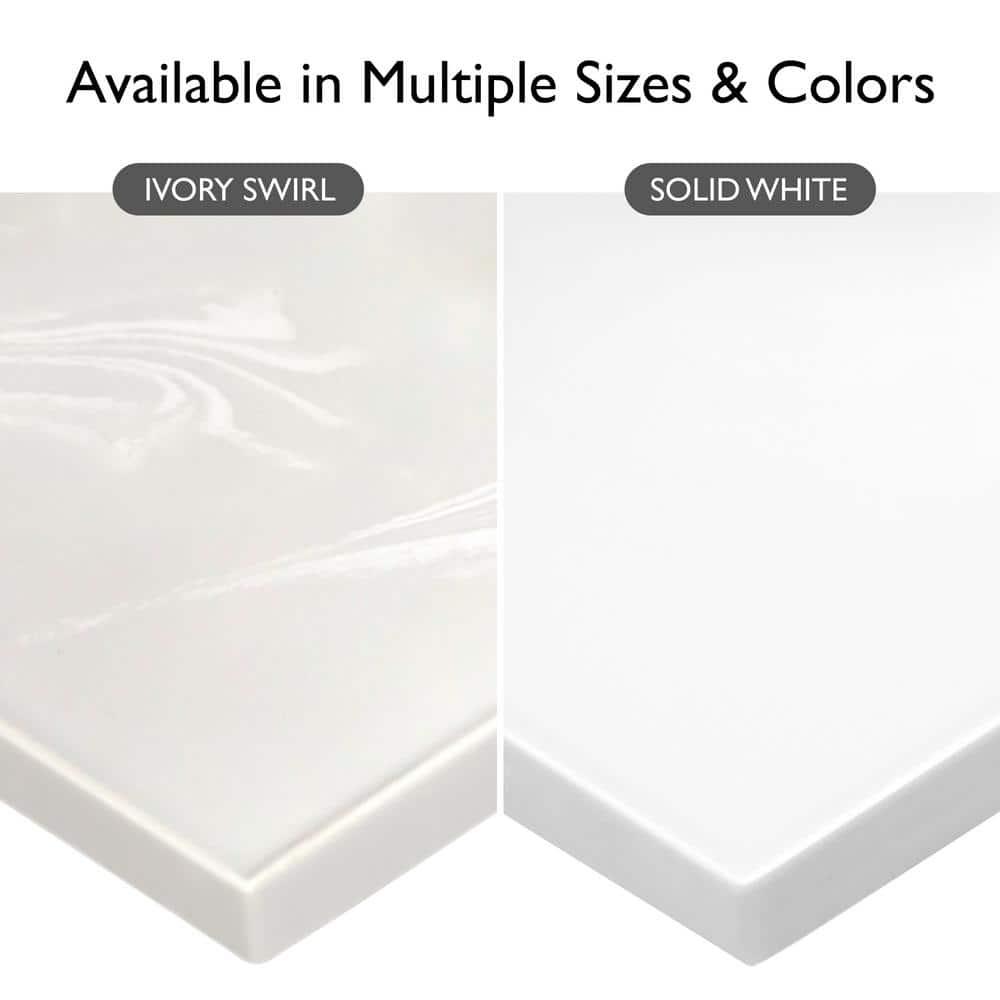 Design House Camilla II Vanity Top with Single Sink and Backsplash