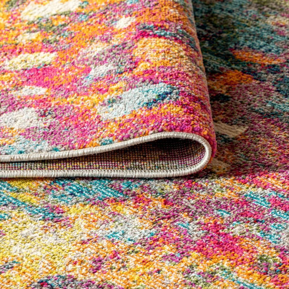 3'x5' Contemporary POP Modern Abstract Area Rug, Multi/Yellow - JONATHAN Y