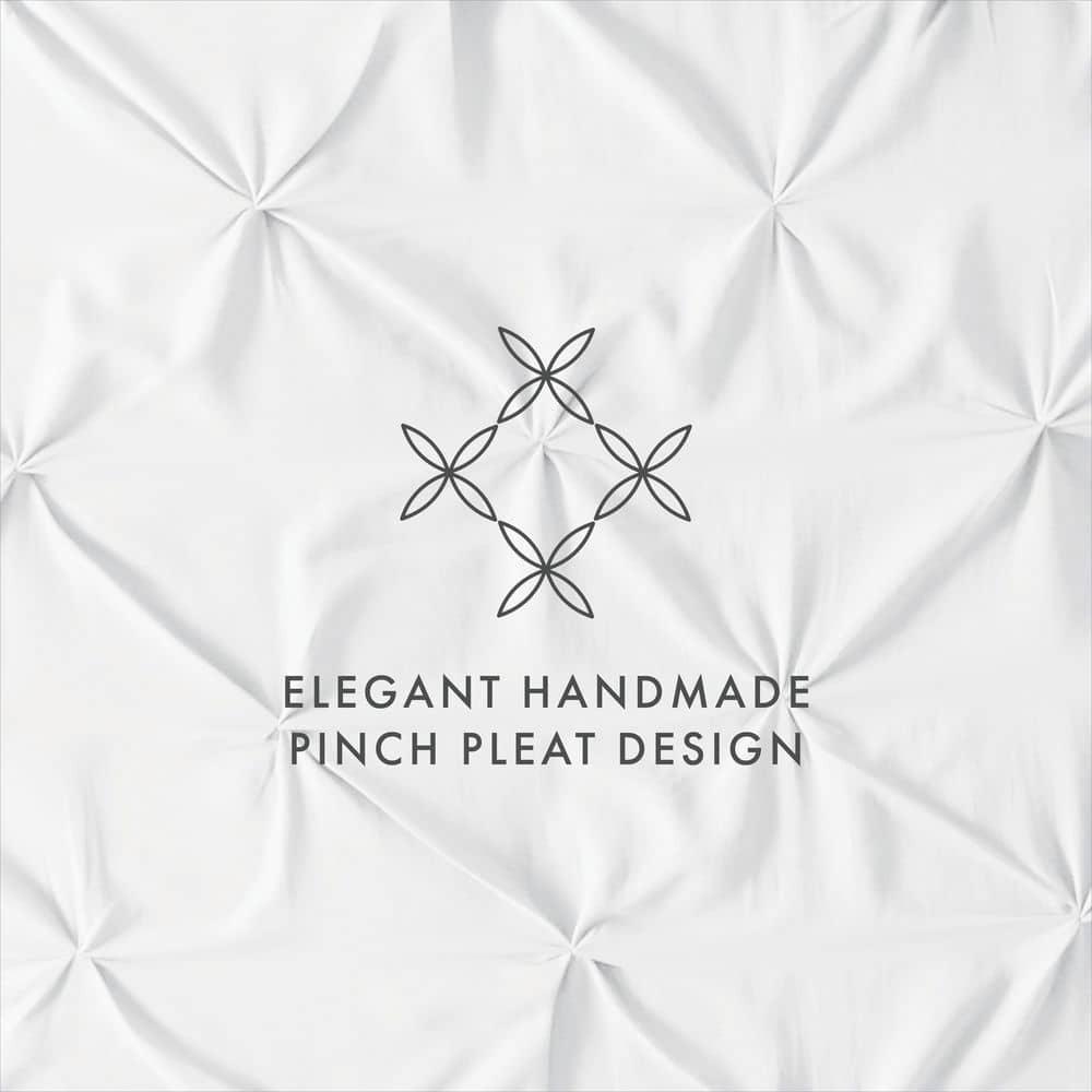 Becky Cameron Pinch Pleat Textured Duvet Cover Set