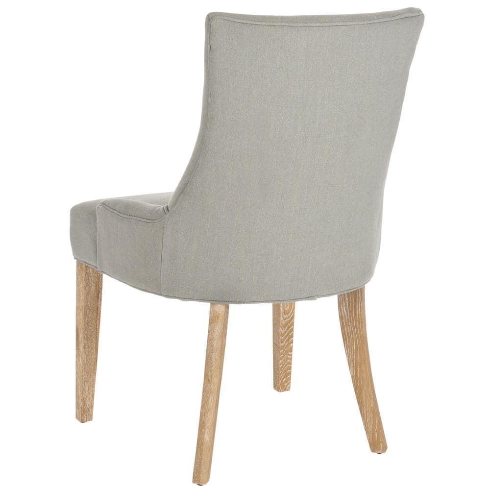 Lester 19" H Dining Chair (Set of 2) - MCR4709 - Granite - Safavieh Couture