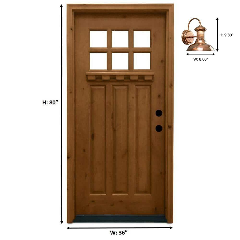 Brookside Collection 8" One-Light Vintage Small Wall Lantern