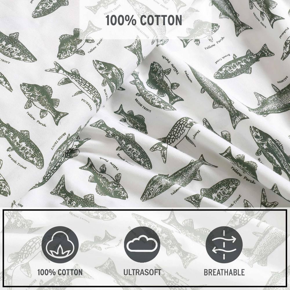 Eddie Bauer Eddie Bauer Printed Cotton Percale Sheet Sets