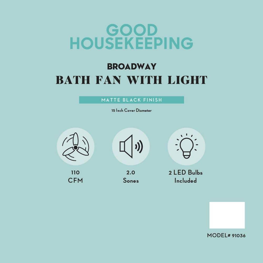 Brushed Nickel Round LED Ceiling Mount Exhaust Fan