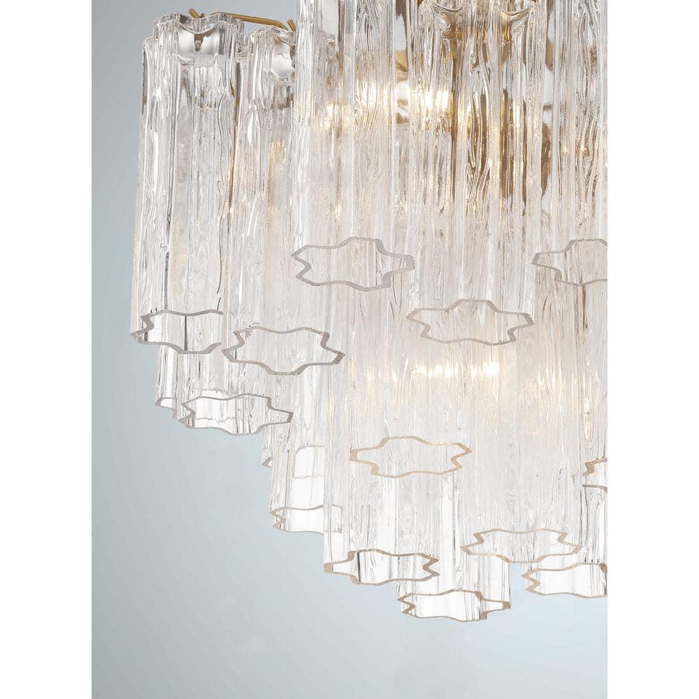 Crystorama Lighting Addis 4 - Light Chandelier in  Aged Brass