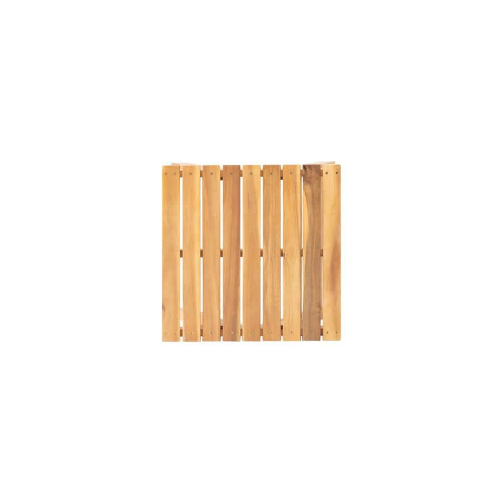 Noble House Sedona Outdoor Wood Side Table in Teak