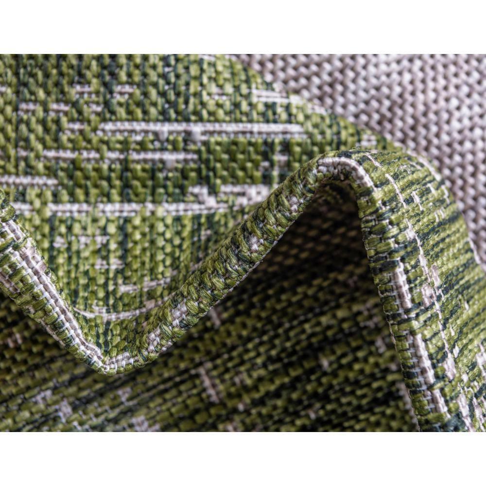 Unique Loom 9' 0 x 12' 2 Rectangle Indoor/Outdoor Modern Green Area Rug