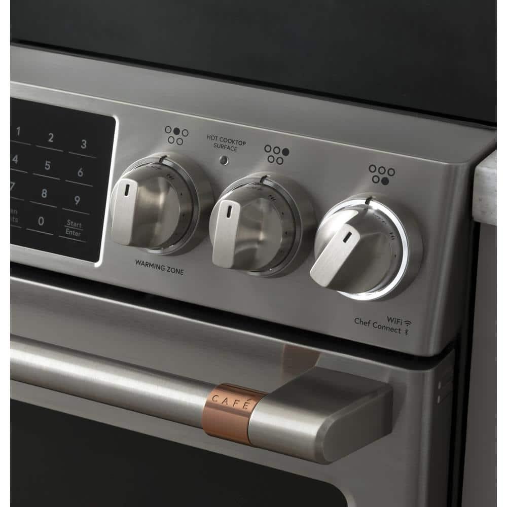 Café Smart Appliances Induction 30" 5.7 cu. ft. Slide-in Electric Range