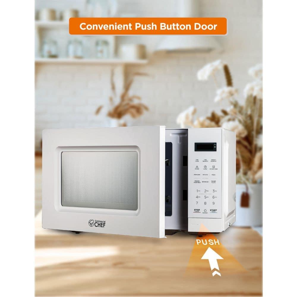 Commercial Chef 0.7 Cubic Feet 700 Watt Countertop Microwave