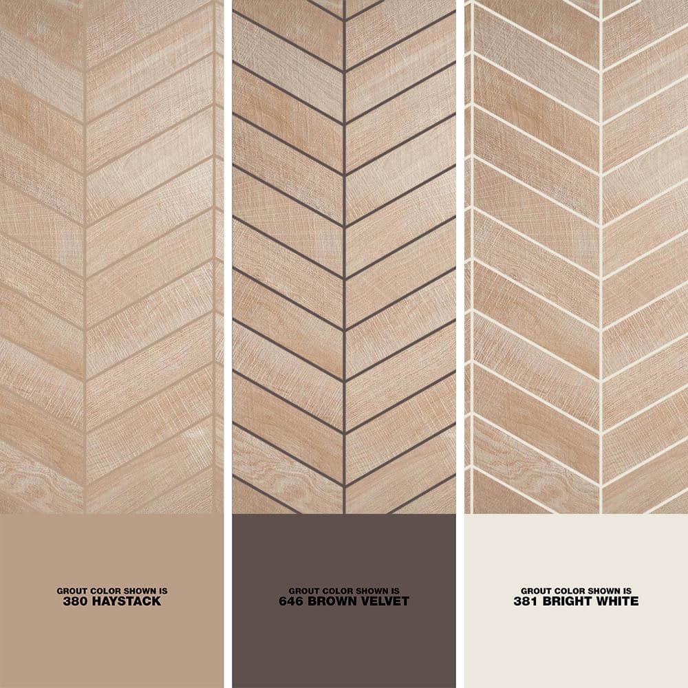 Chevron 24 in. x 48 in. Matte Porcelain Floor and Wall Tile (15.49 Sq. Ft. / Case)