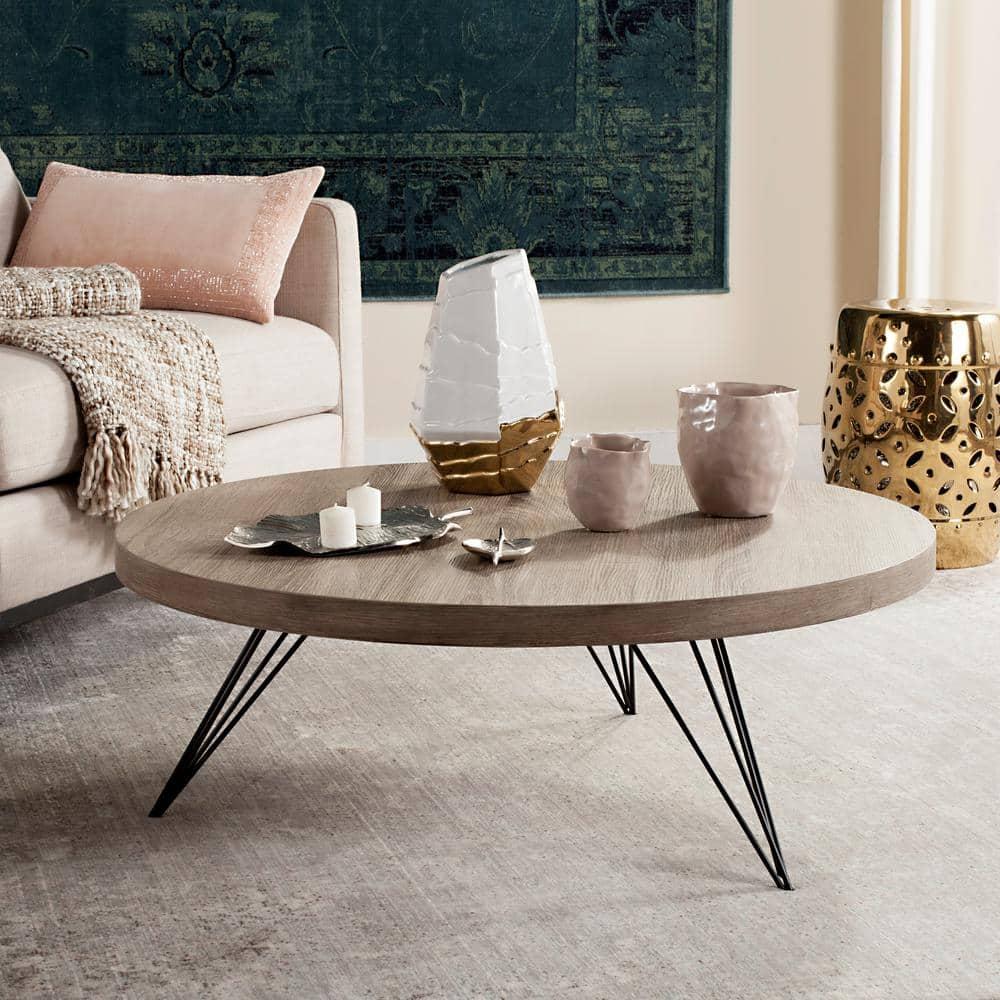 Mansel Coffee Table - Light Oak - Safavieh