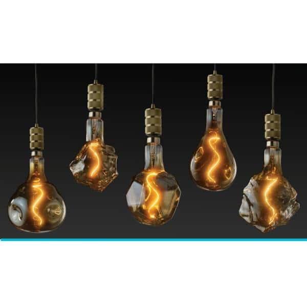 Oversized Jewel Antique LED Edison Bulb, 60 Watt Equivalent, E26 Dimmable
