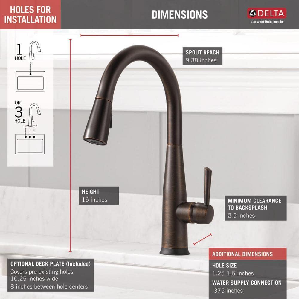 Essa Pull Down Sprayer Touch and Voice Control Kitchen Sink Faucet, Touch Control Kitchen Faucet