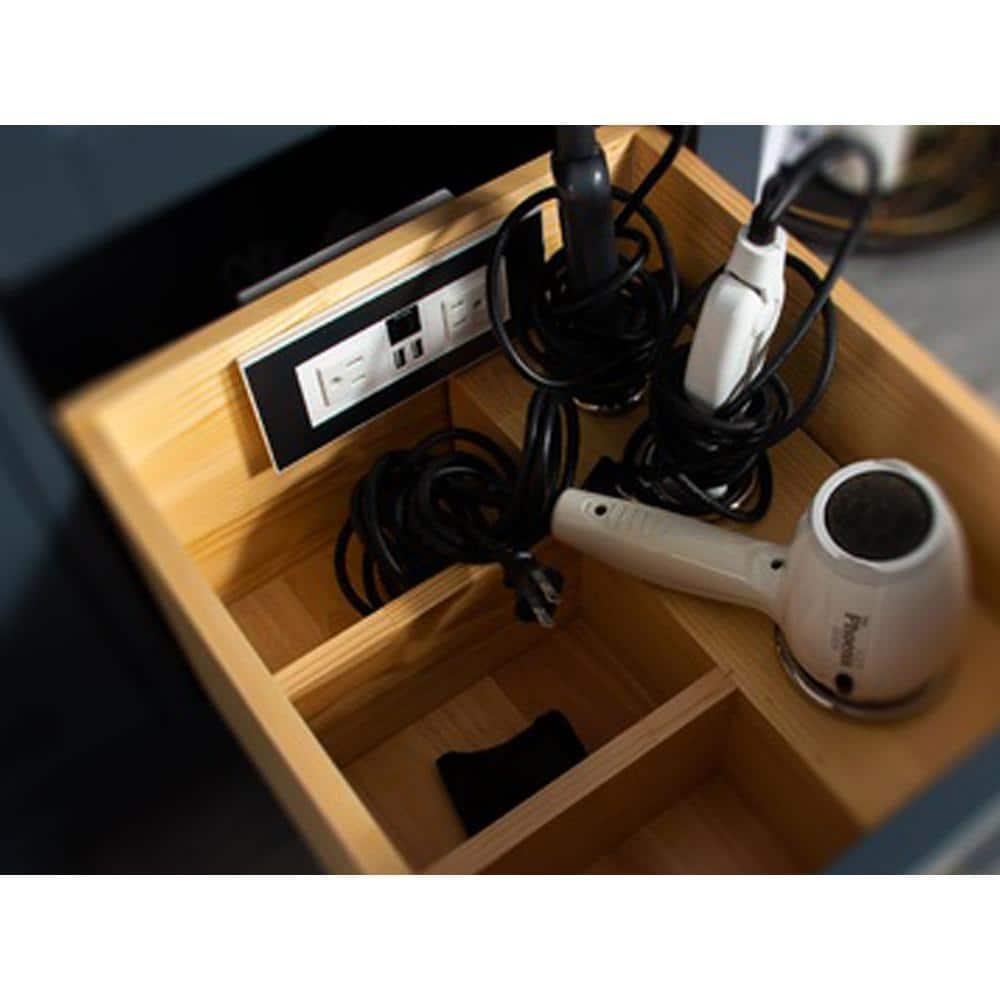 Willow Collections Aberdeen 84'' Double Bathroom Vanity with Quartz Top