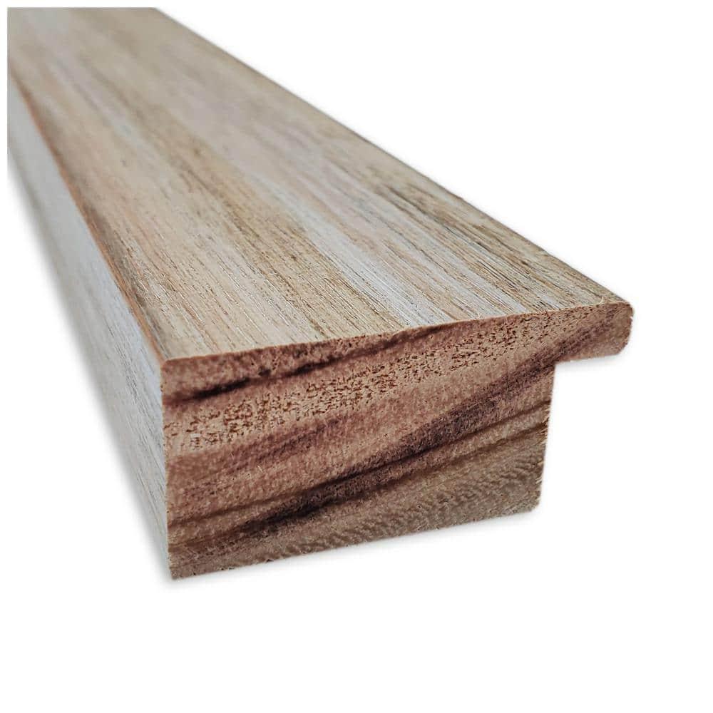 Amanti Art Beveled Wood Bathroom Wall Mirror - Hardwood Whitewash Narrow Frame - Hardwood White Wash Narrow Outer Size: 31 x 25 in