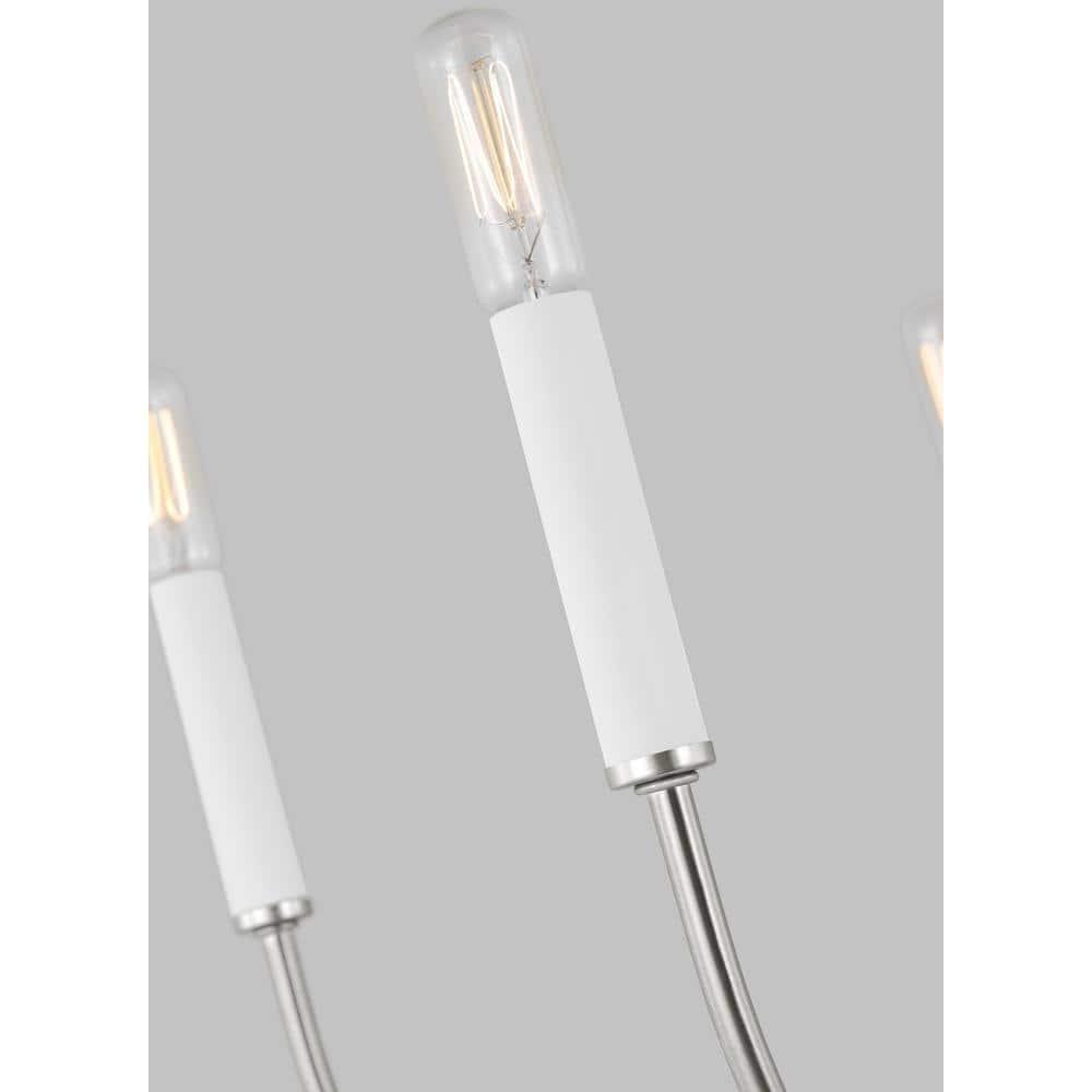 Greenwich 5-Light Brushed Nickel Candle Chandelier