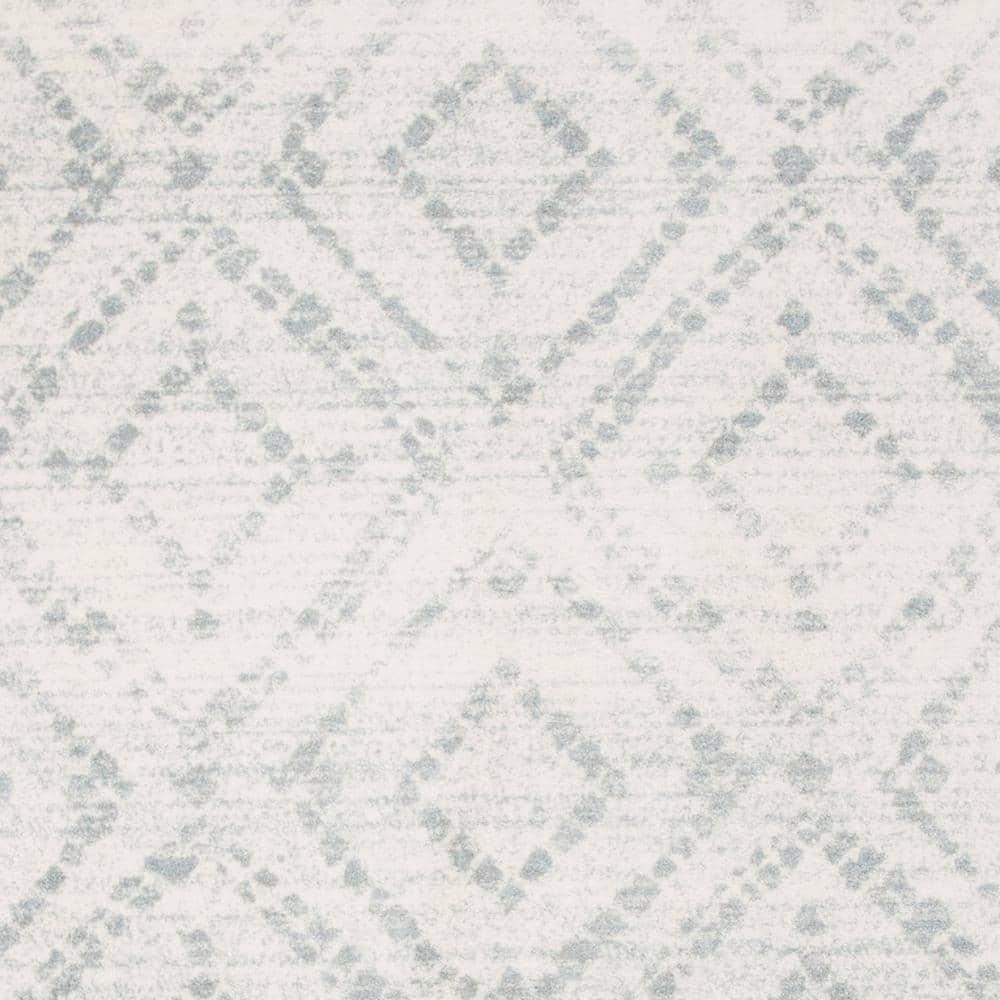 Adirondack ADR131 Machine Made Indoor Area Rug - Ivory/Light Blue - 9'x12' - Safavieh