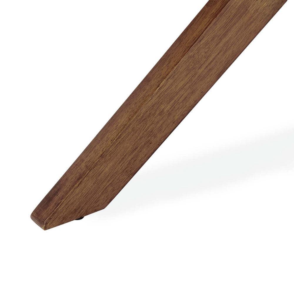 Modway 47" Crossroads Round Wood Dining Table Walnut: Mid-Century Modern, Seats 6, MDF Build