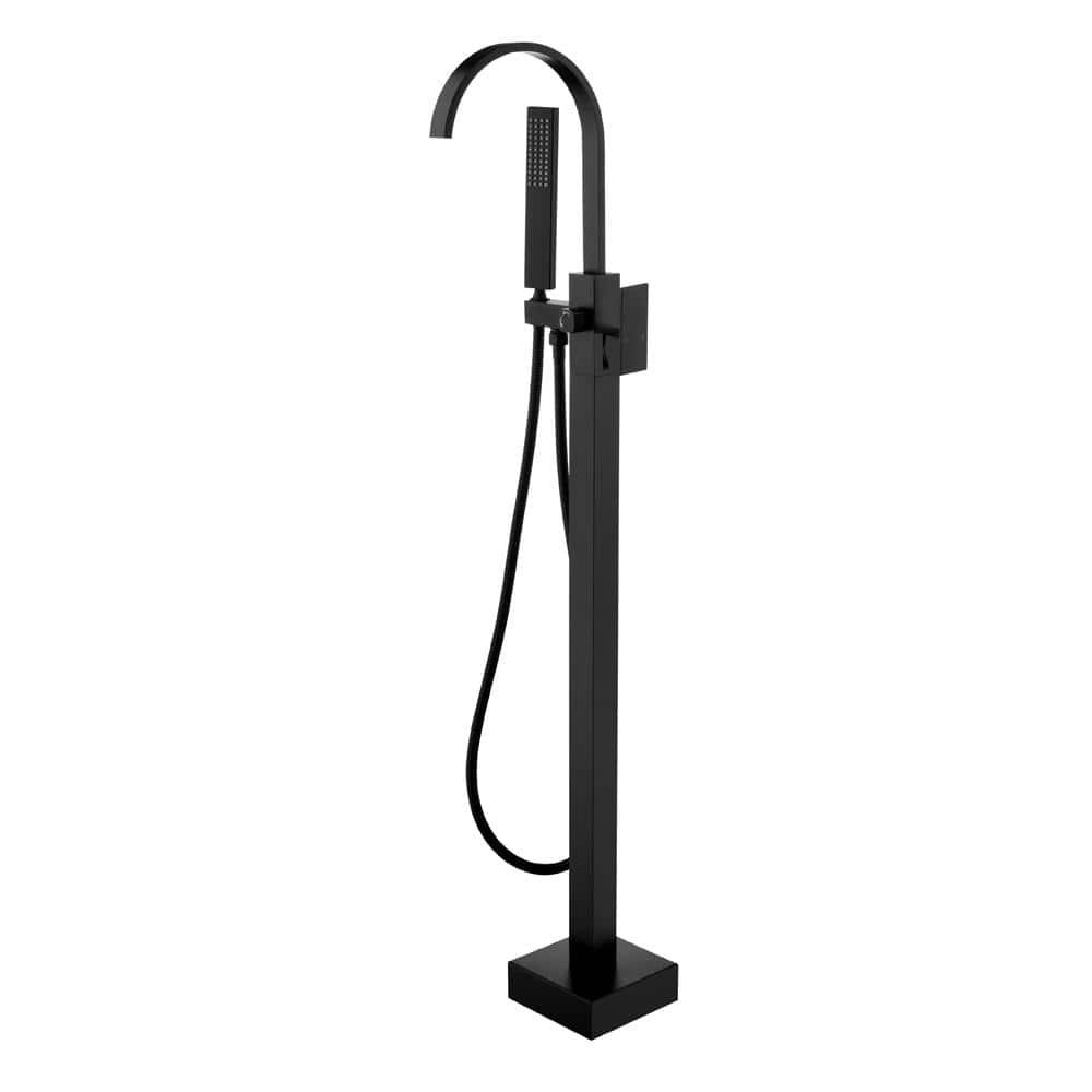Floor Tub Filler with Diverter