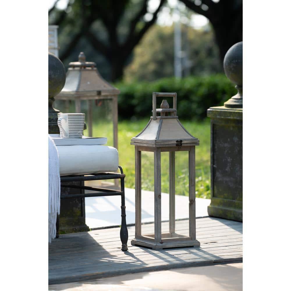 2 Piece Table Top Lantern Set