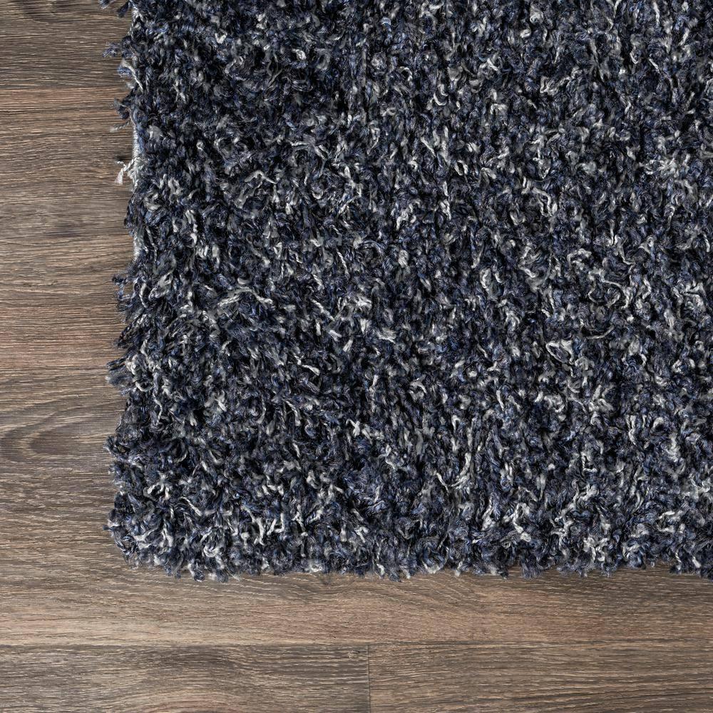 4'x6' Mercer Shag Plush Area Rug, Denim - JONATHAN Y