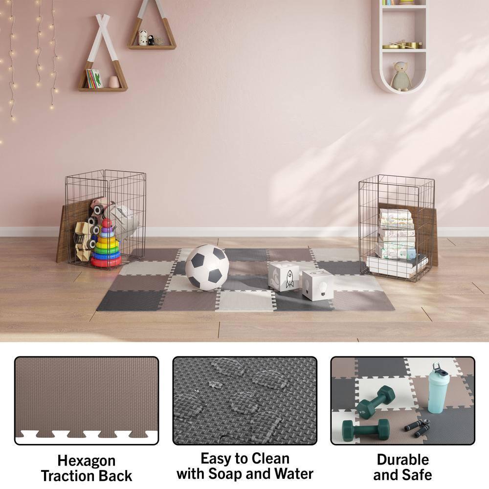 Foam Floor Tiles 20PK - 20sqft (Neutral)