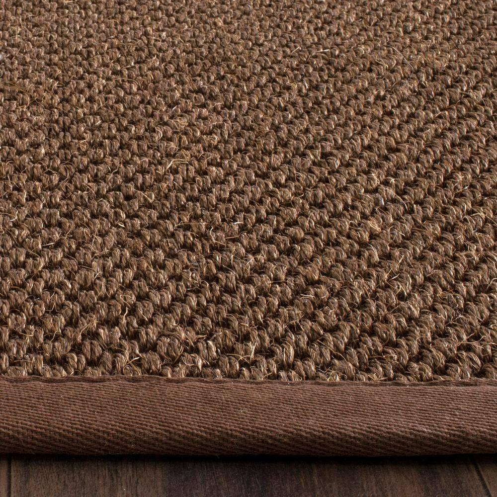 Natural Fiber NF443 Power Loomed Accent Rug - Brown/Brown - 2'x4' - Safavieh.