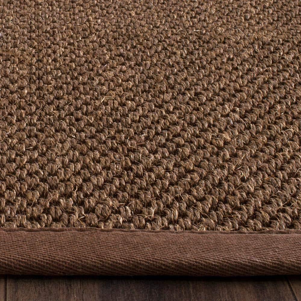 Natural Fiber NF443 Power Loomed Area Rug - Brown/Brown - 3'x5' - Safavieh.