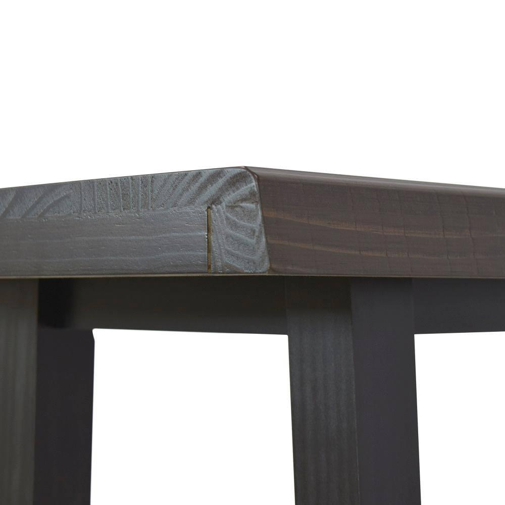 Set of 2 Jennings Live Edge Counter Height Barstools Cherry/Black - Steve Silver