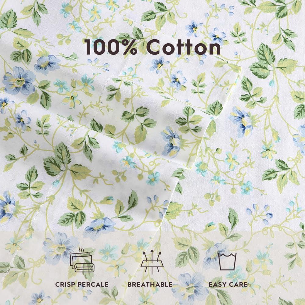 Cotton Sheet Set King Spring Bloom - Laura Ashley
