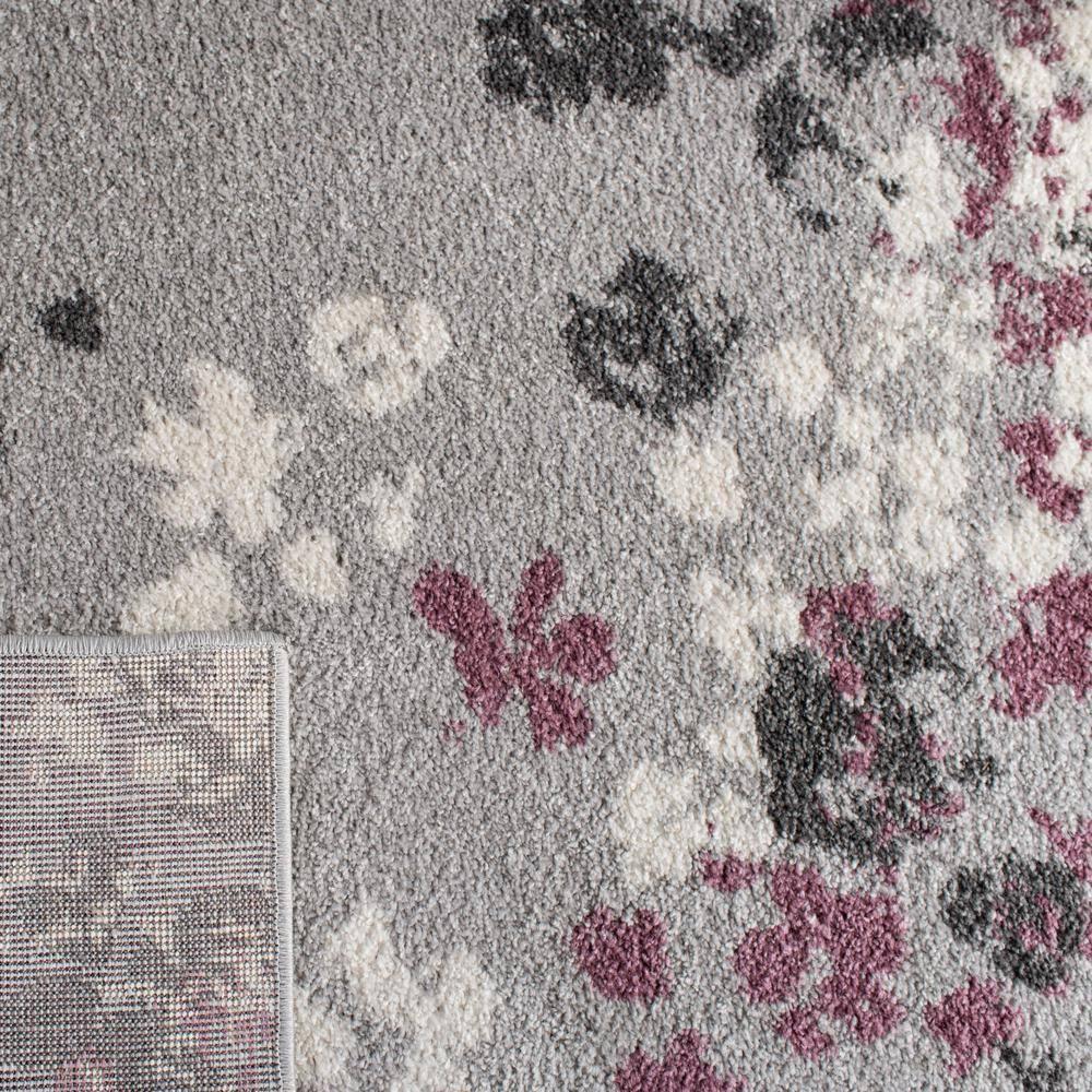 Adirondack ADR115 Machine Made Indoor Area Rug - Light Grey/Purple - 8'x8' - Safavieh