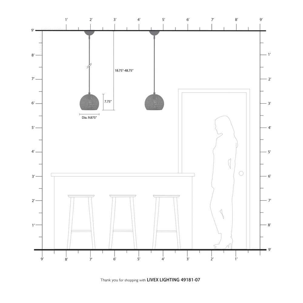 1 - Light Sphere Pendant