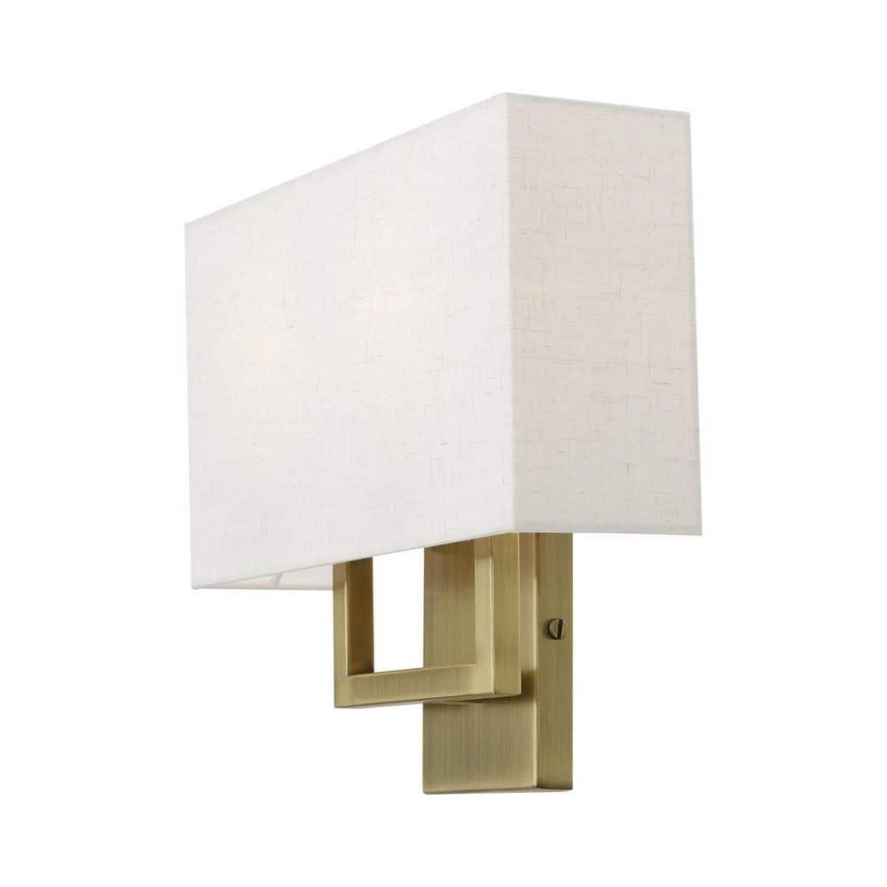 Livex Lighting Pierson 2 - Light Wall Light in  Antique Brass
