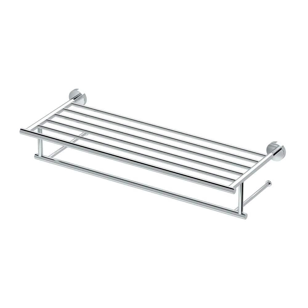 Wall Mount 25.75" W Towel Rack with Towel Bar