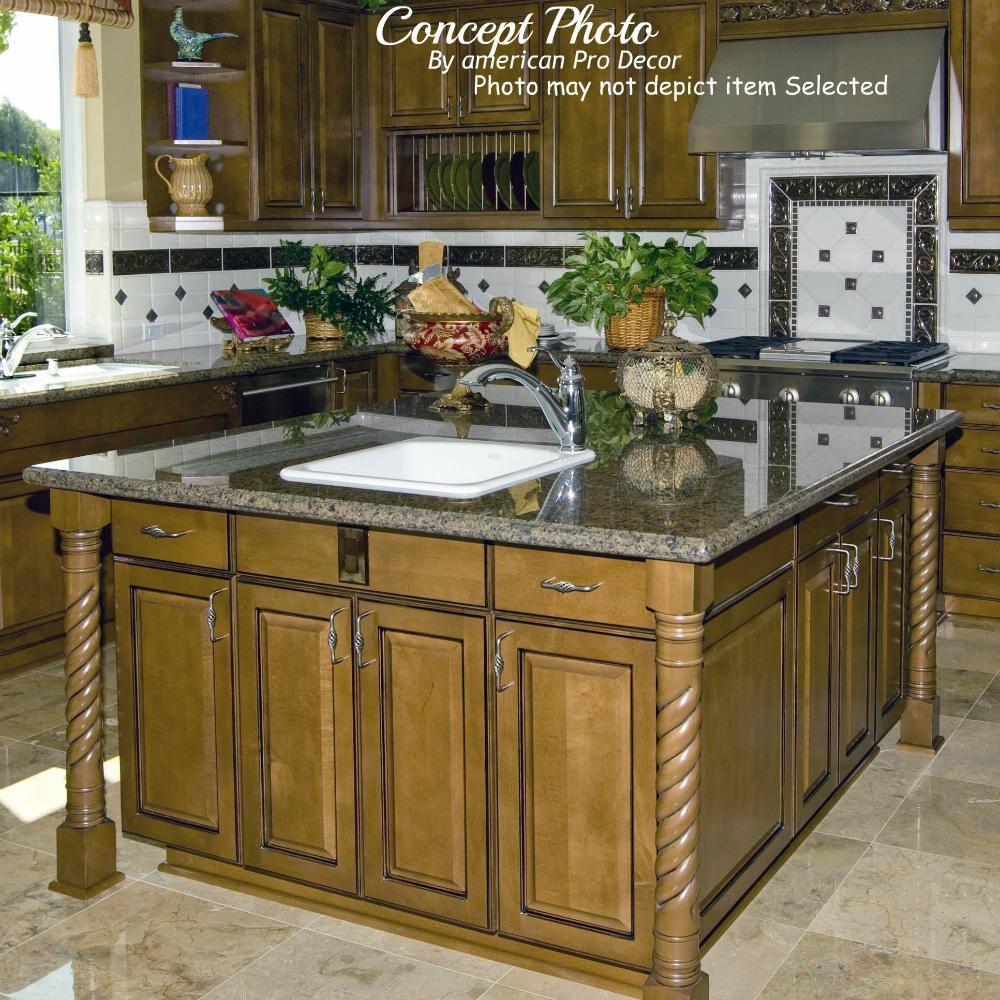 Architectural Products by Outwater L.L.C. 35-1/4" High Corner Post Island Legs