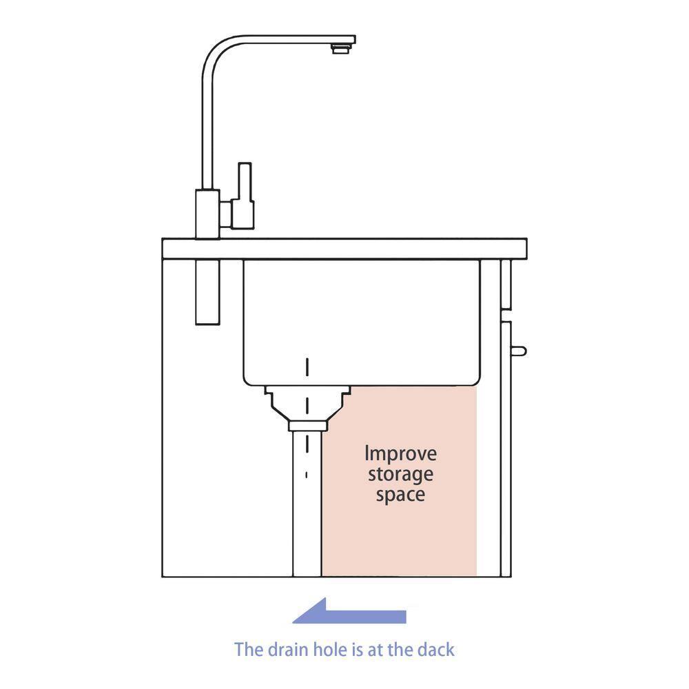 30 in. Gold Stainless Steel Farmhouse Single Bowl Kitchen Sink