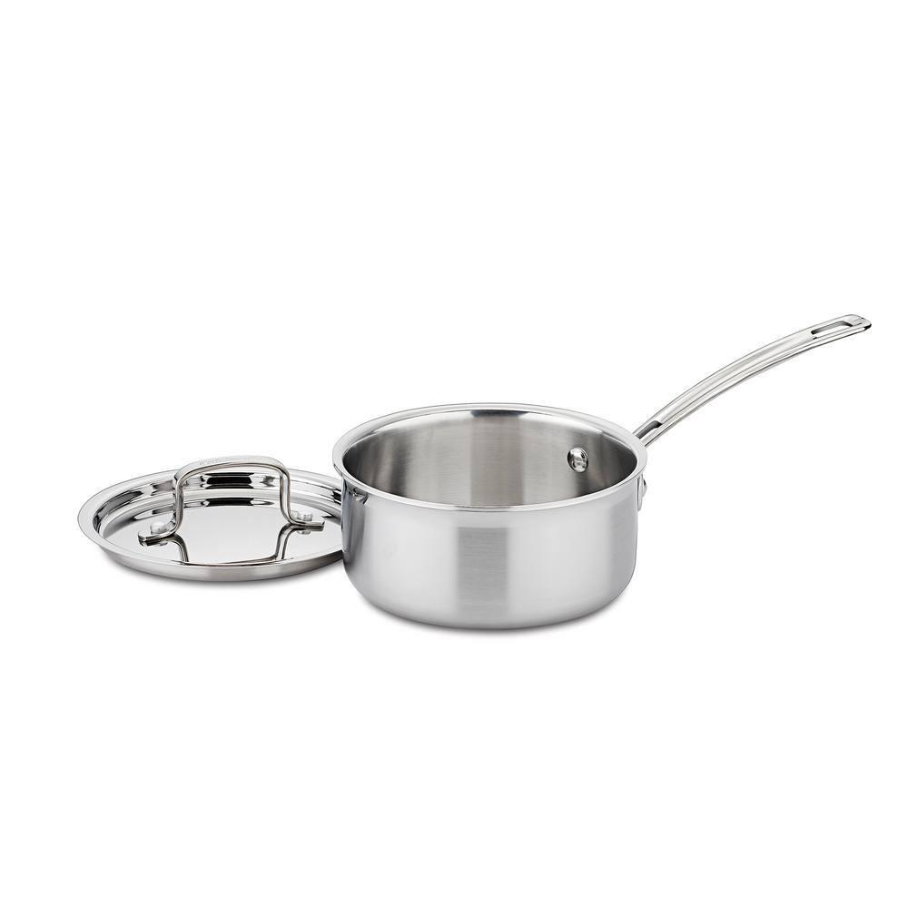Cuisinart ® MultiClad Pro™ 7-piece Tri-Ply Stainless Steel Cookware Set