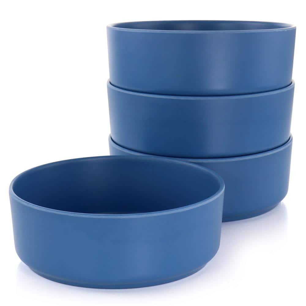 Gibson Home Canyon Crest 12-Piece Stackable Matte Melamine Dinnerware Set
