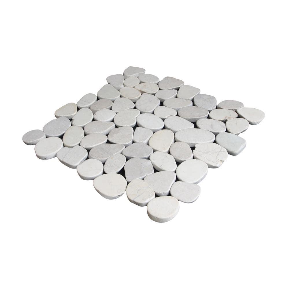 Sliced Pebble Mosaic Wall & Floor Tile