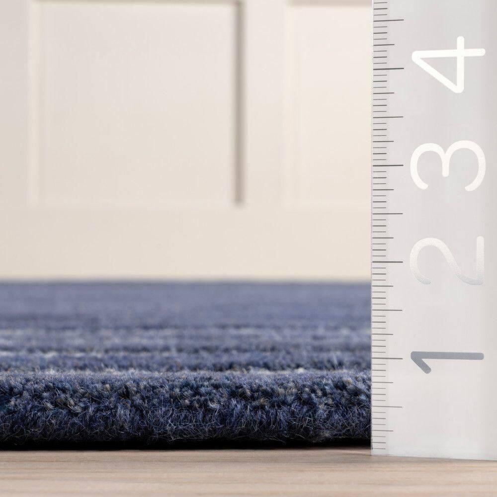 Breakwater Bay Pacific Striped Wool Area Rug