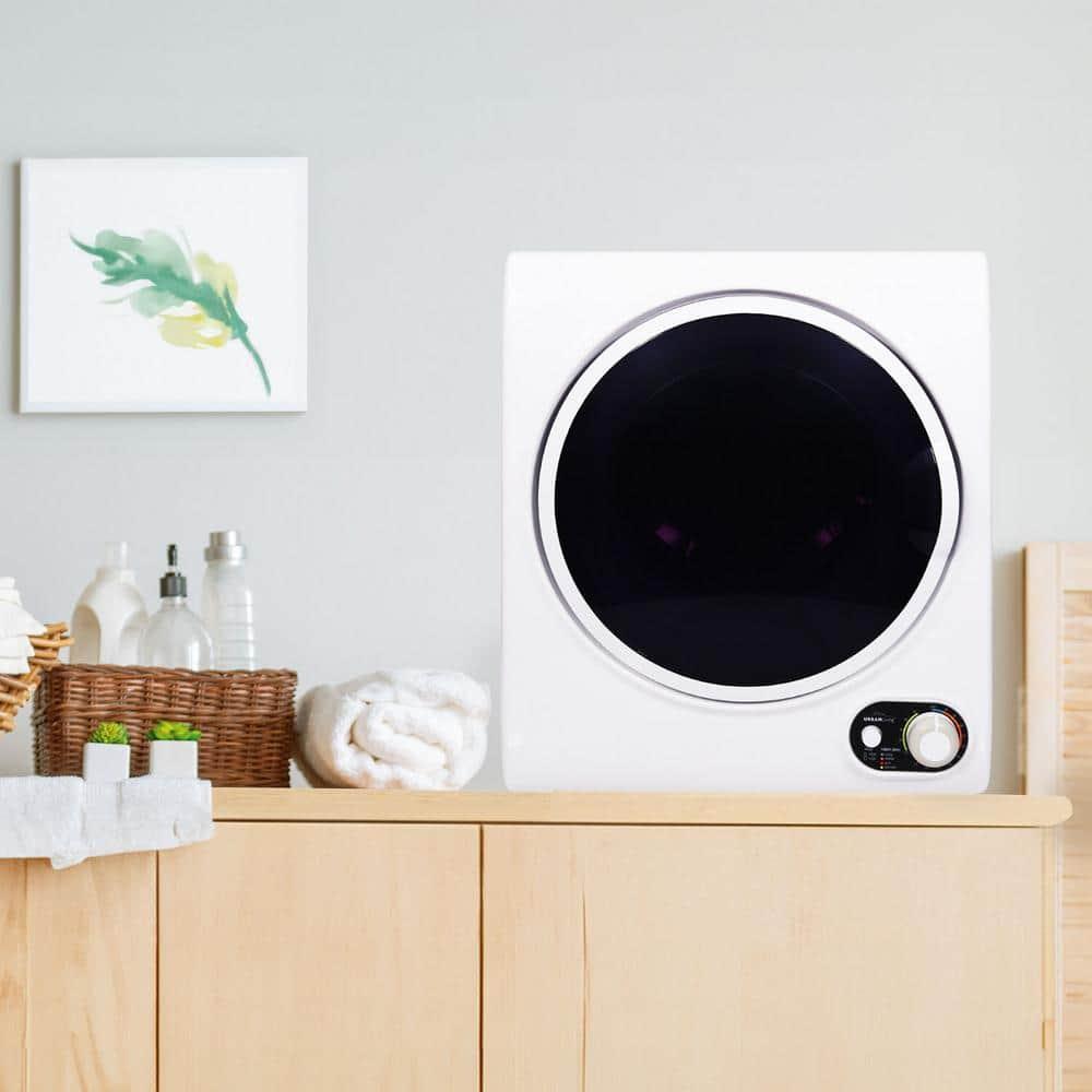 Urban Living 1.5-cu. ft. Compact Electric Dryer, Small Portable Clothes Dryer for Apartment and Small Spaces in White