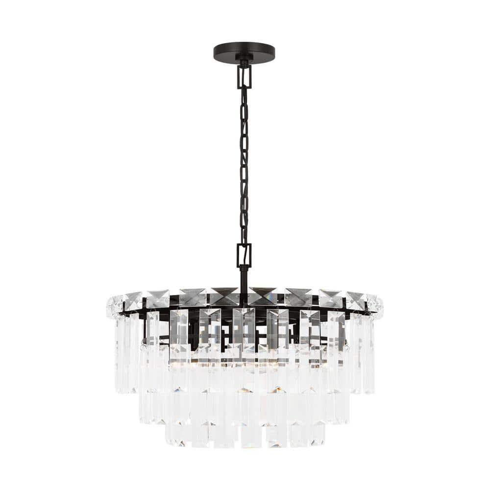 Arden 4 - Light Unique Tiered Chandelier by Chapman & Myers