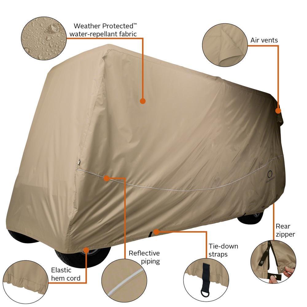 Classic Accessories Fairway Elastic Mildew Resistant Golf Cart Cover By Classic Accessories