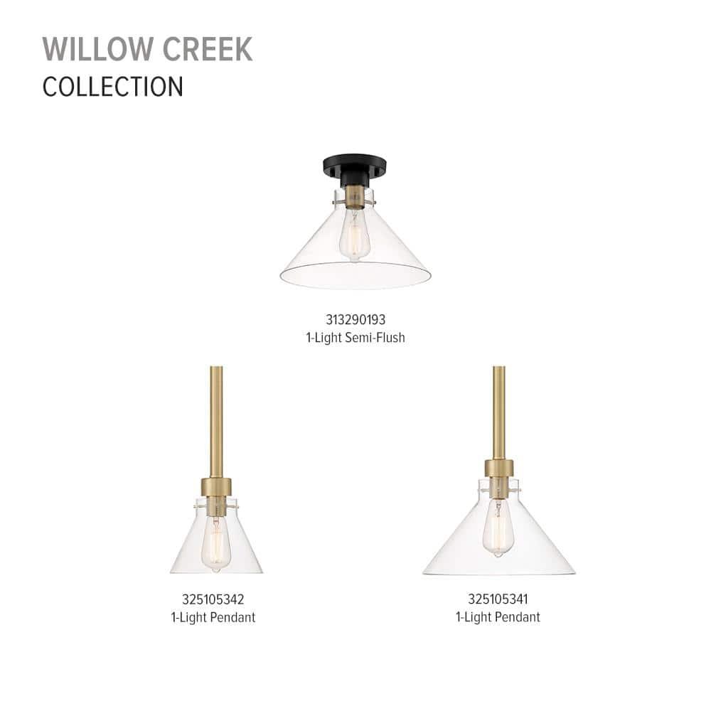Designers Fountain - Willow Creek - 1 Light Semi Flush-Mount