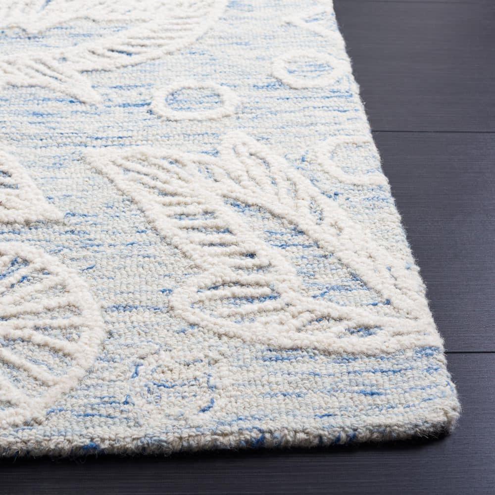 Jardin JAR727 Hand Tufted Area Rug - Blue/Ivory - 3'x5' - Safavieh.