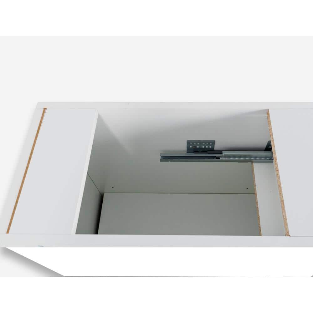 Cambridge Everest Quick Assemble Modern Style, Shaker White Base Kitchen Cabinet,1 Drawer