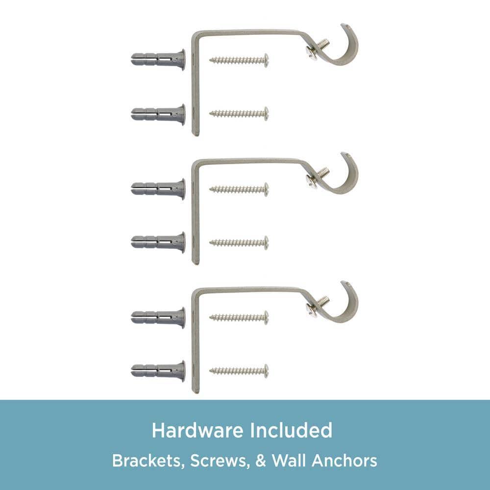 Kenney  Kingstown Metal Adjustable 0.5" Single Curtain Rod & Reviews | Wayfair